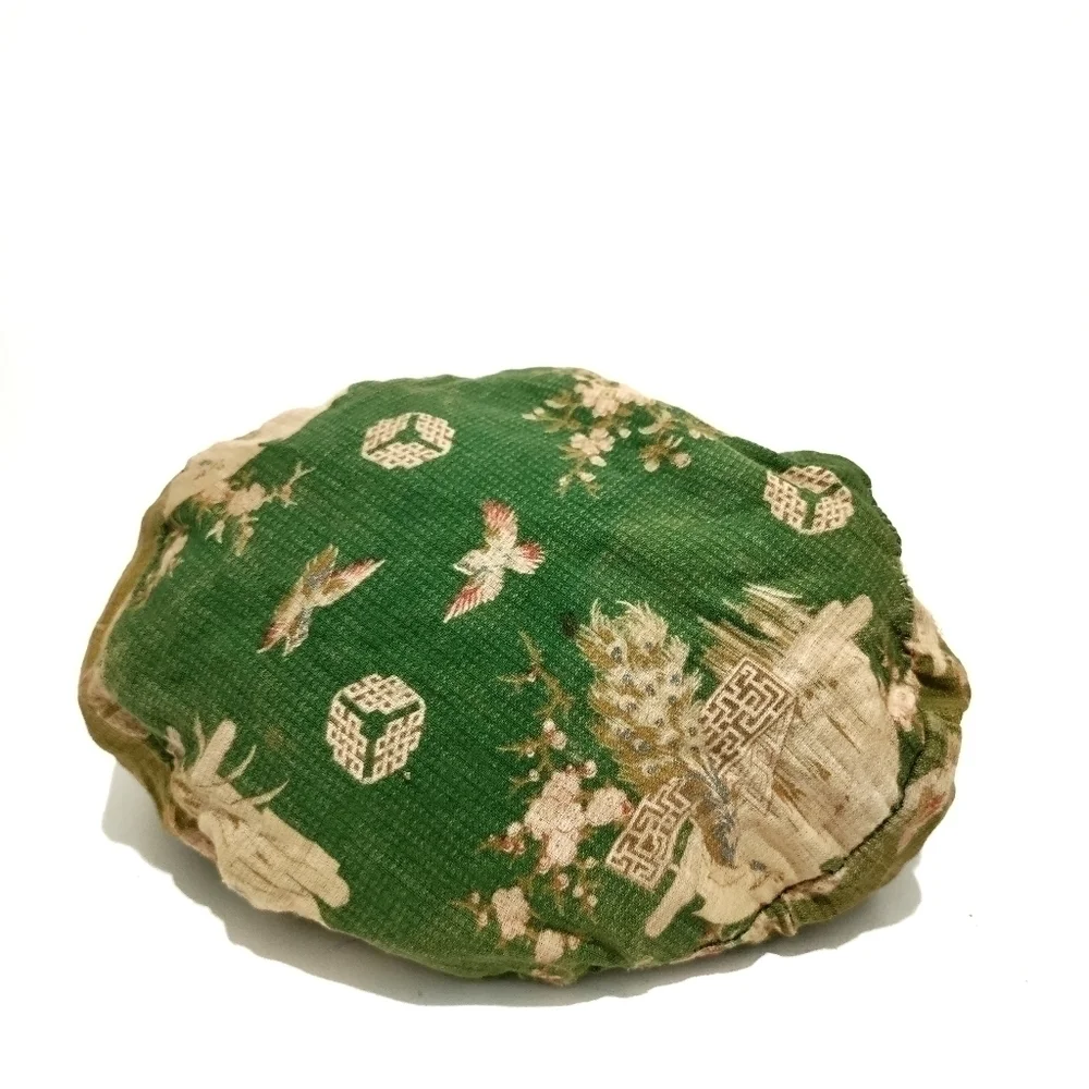 TRUE VINTAGE Floral Bag Antique Depression Era 1920 Fabric Drawstring Cotton